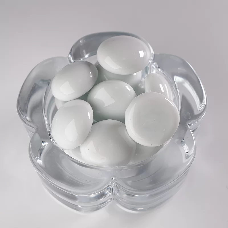 Cam Kaju Fıstığı Taşı, Dekorasyonda Kullanılan Cam Düz Boncuk