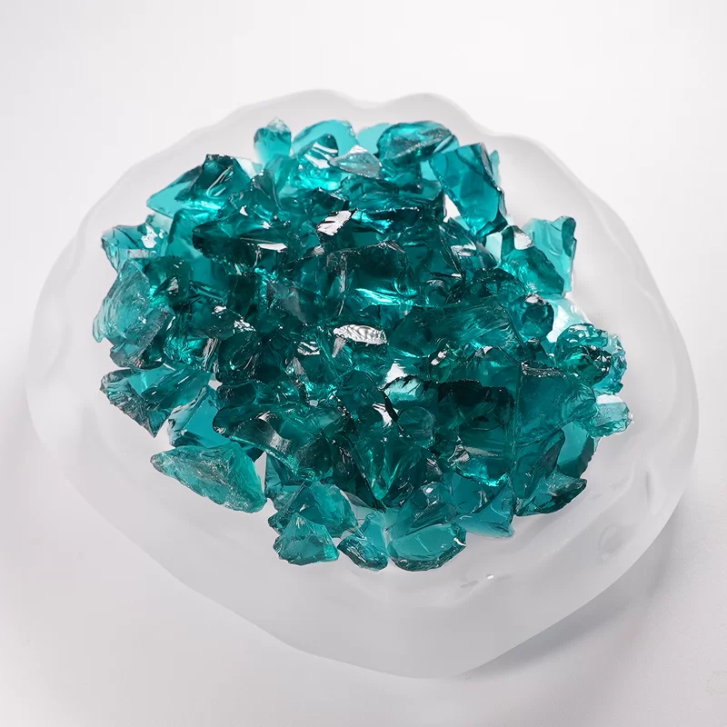 Terrazzo İçin Renkli Cam Kumu