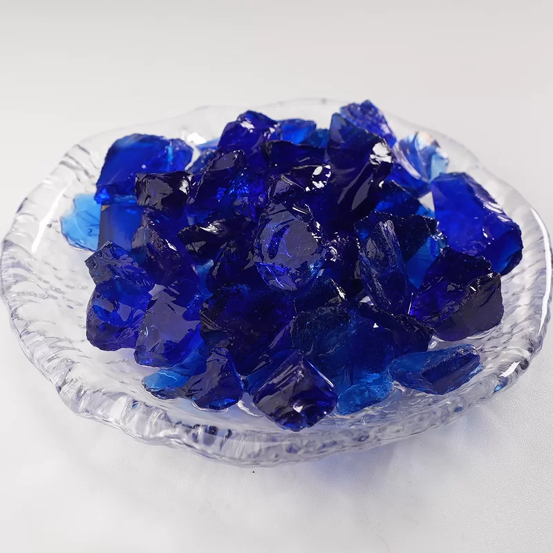 Terrazzo İçin Renkli Cam Kumu